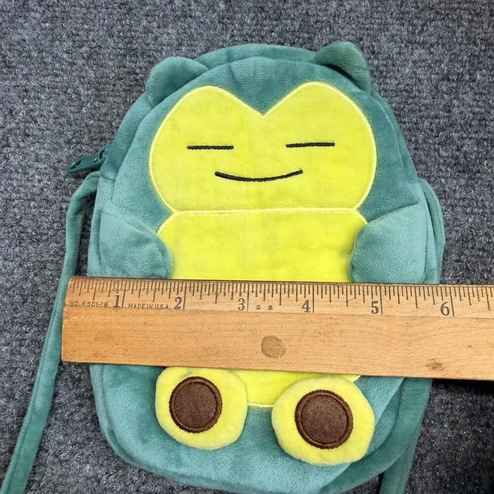 Pokemon Pochette Snorlax Strap Shoulder Bag Plush Pouch Stuffed